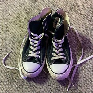 Black Hightop Converse